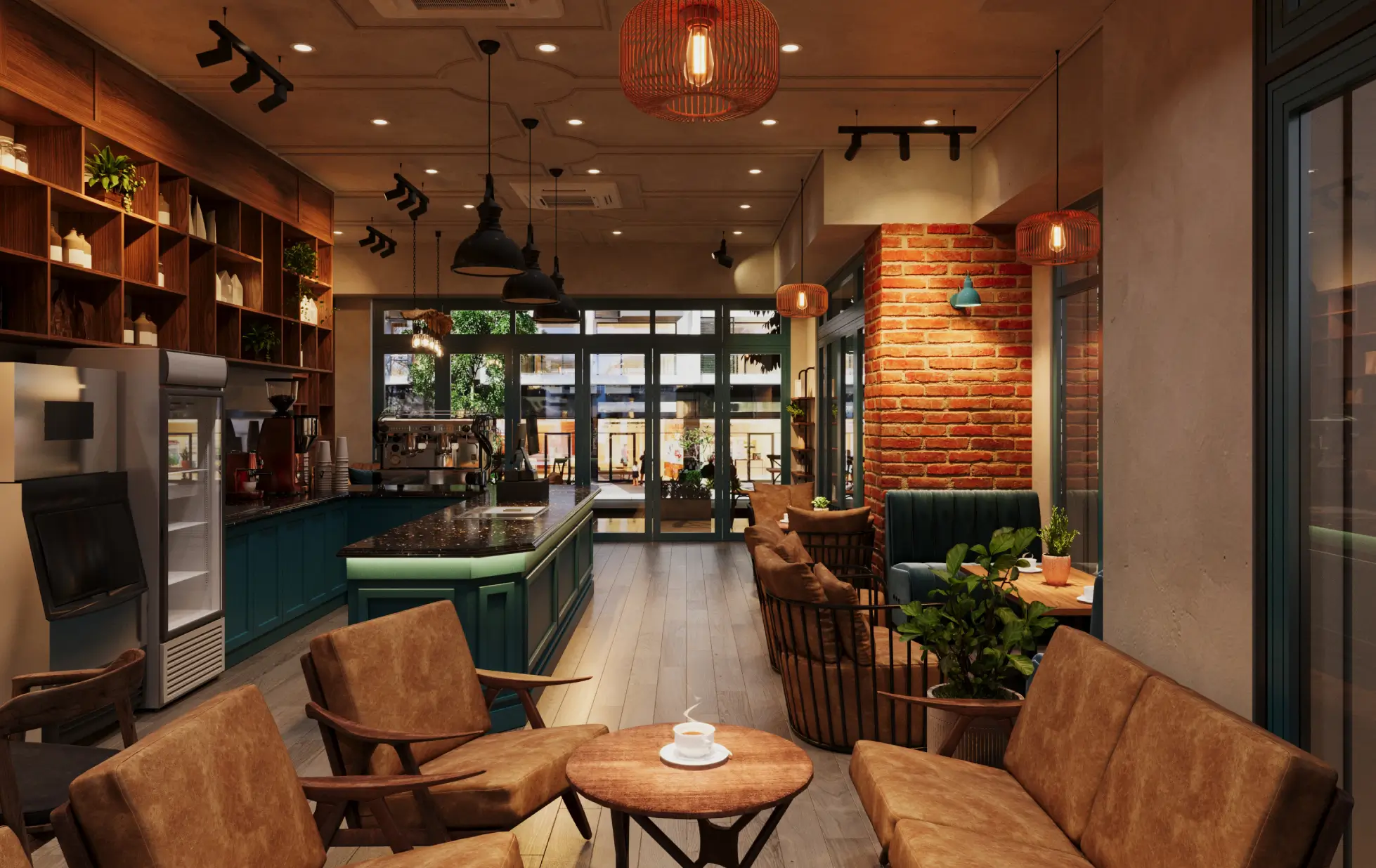 Cafe Branding Through Interior Design: How Interior Design Enhances Brand Identity - InOut Interiors